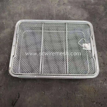 Folding Wire Basket with Handle